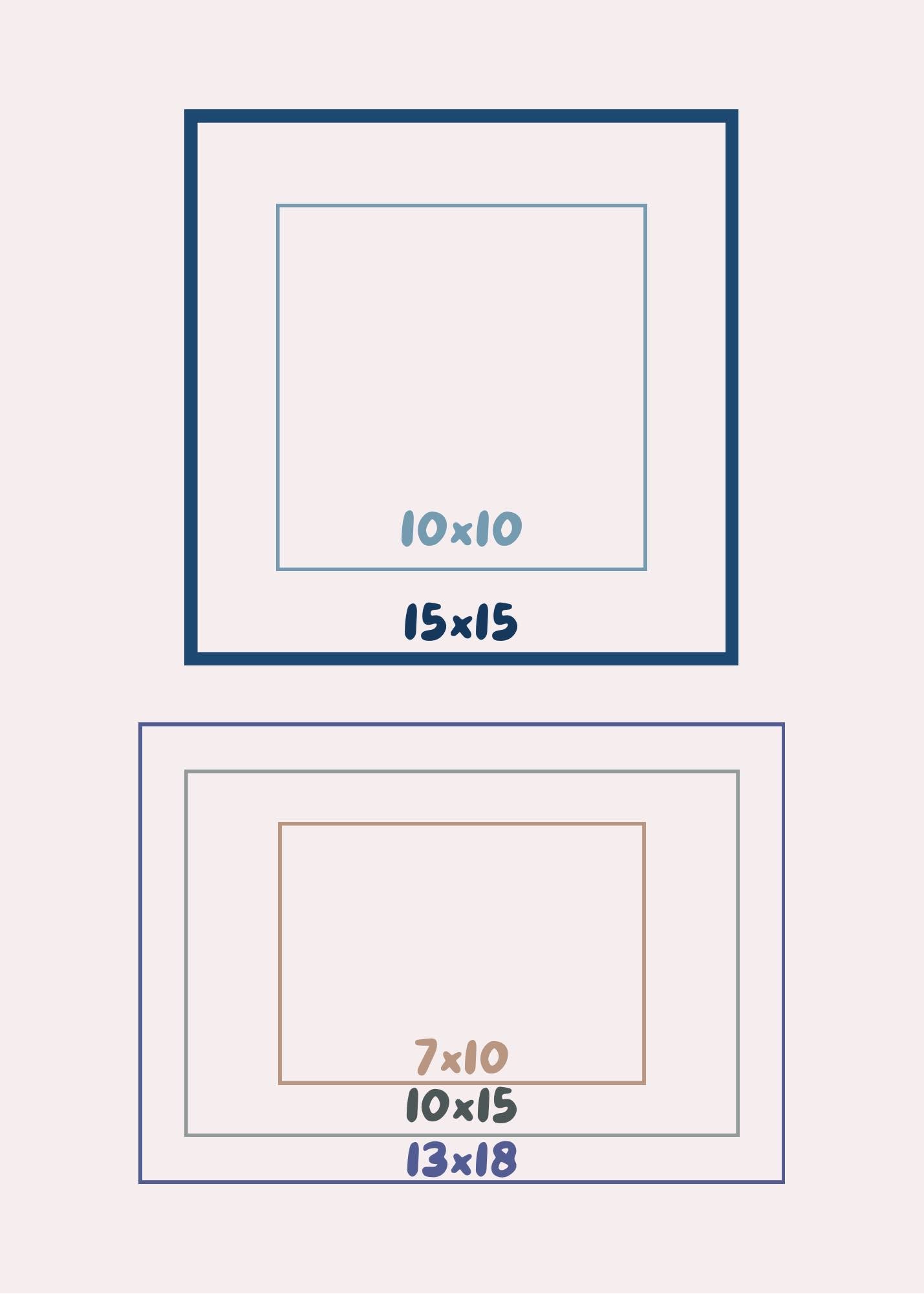  15x15 גדלים של תמונות 
