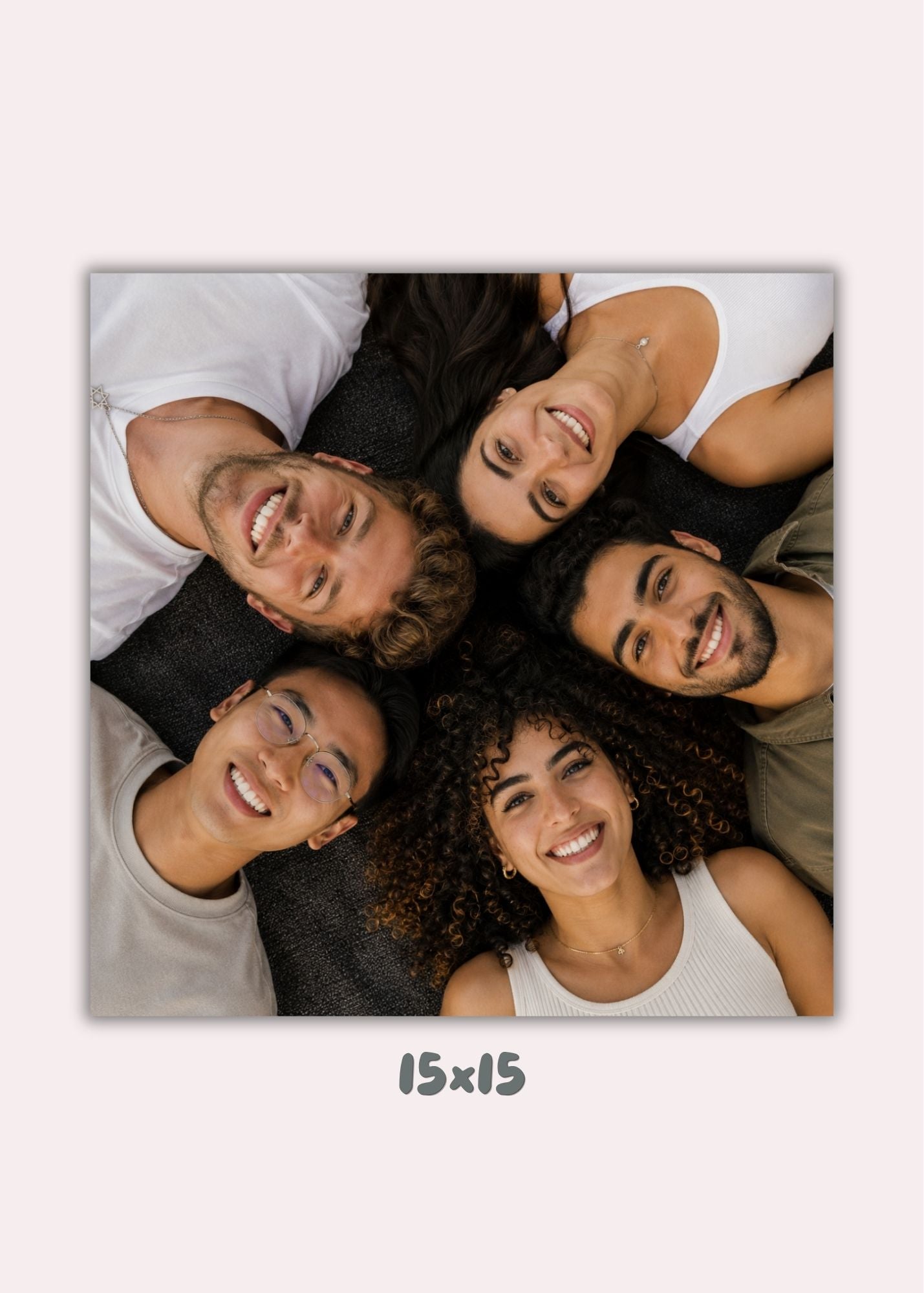 הדפסת תמונה על מגנט מרובע 15 על 15 ס״מ